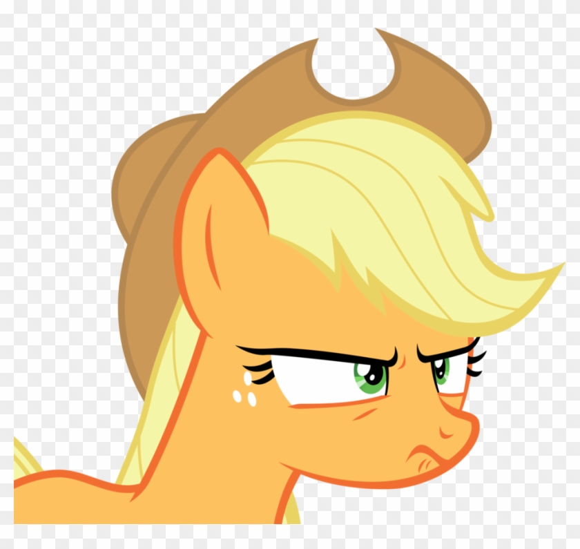 Angry Applejack By Pink1ejack - Upset Applejack #319132