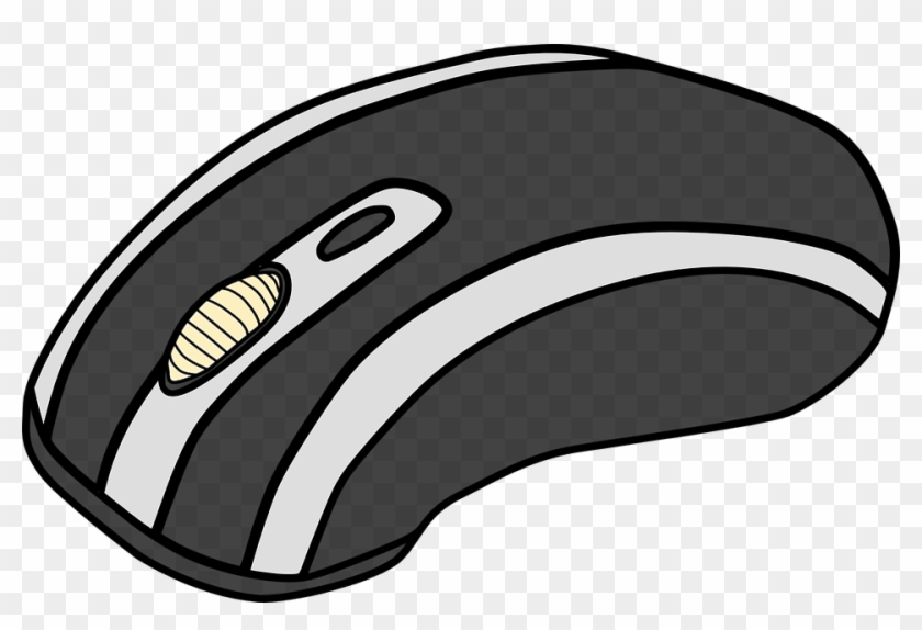 Mouse, Computer, Hardware, Wheel, Black, Computer Mouse - Mouse Computer Cartoon Png #319190