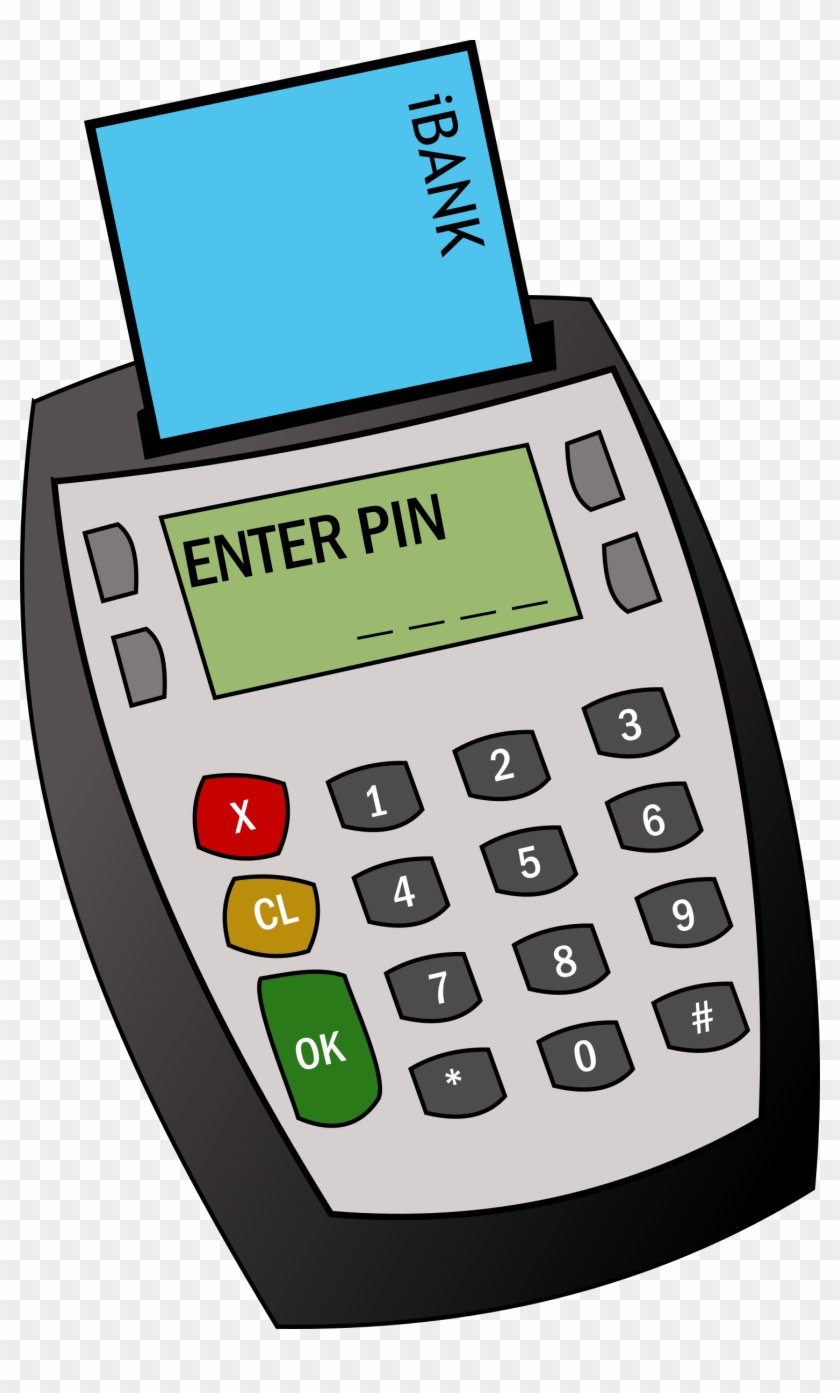 Chip And Pin Machine - Credit Card Machine Clip Art #319289