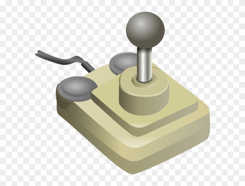 Joystick Beige Gray Clip Art At Clker - Joystick Clip Art #319302