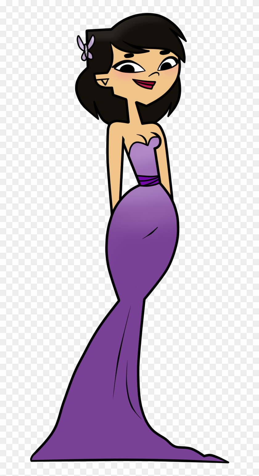 Sky In A Purple Prom Dress By Evaheartsart - Prom #319329