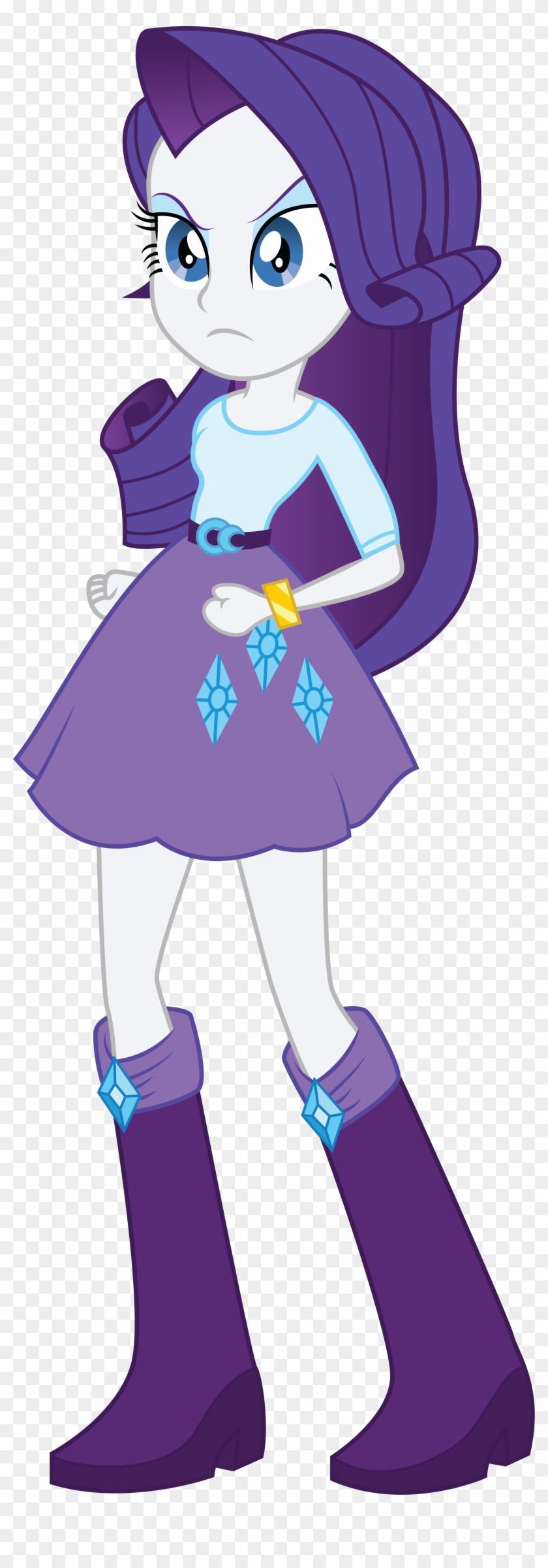 Mood Clipart Not - Rarity Human Angry #319418