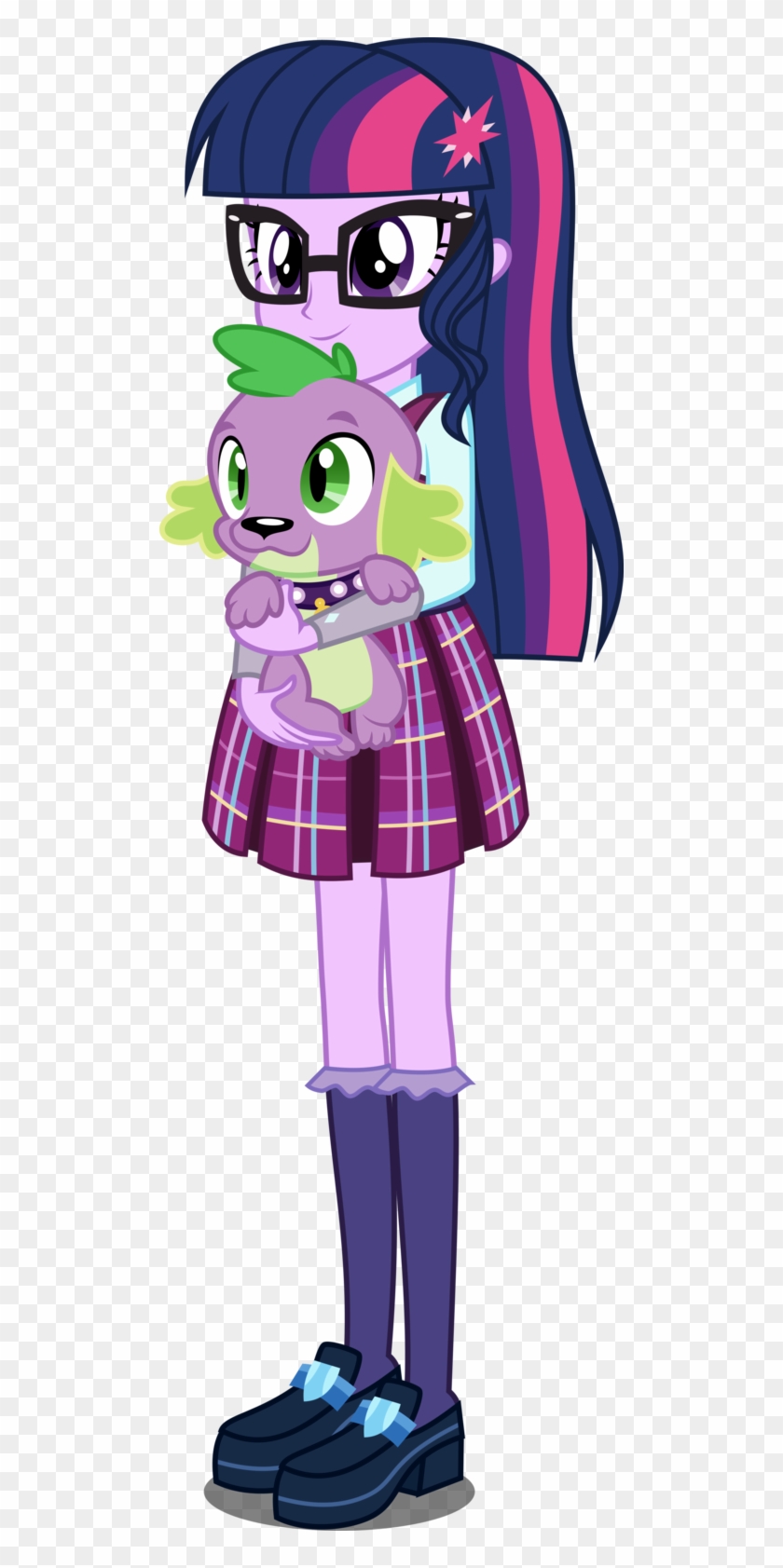 Eqg Human Twilight And Spike By Xebck - Mlp Equestria Girls Sci Twi #319445