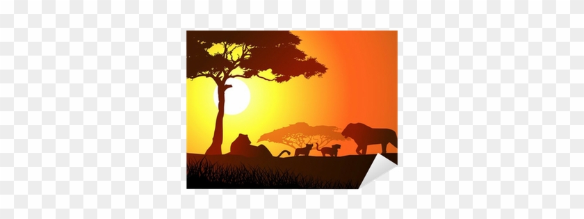 Acacia Tree Silhouette Clip Art #319465