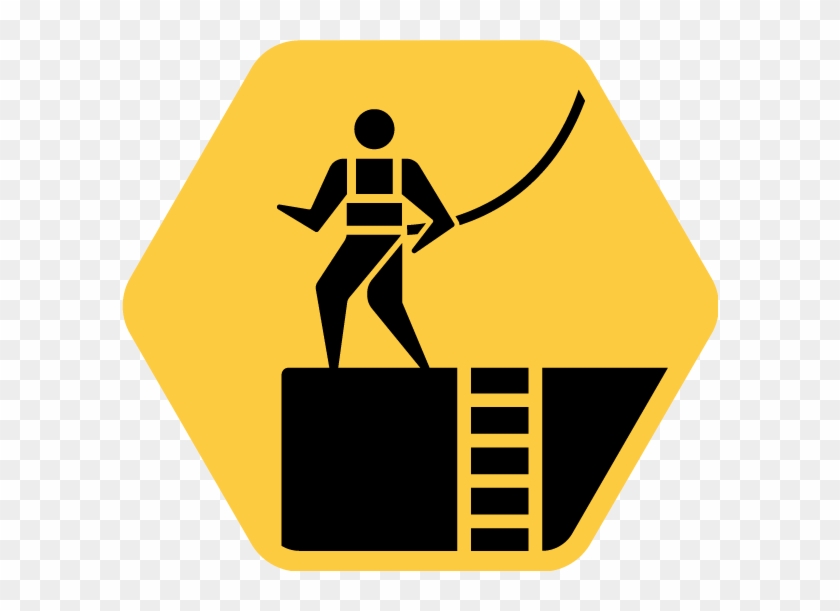 Confined Space Safety Clip Art - Working At Heights Safety #319550