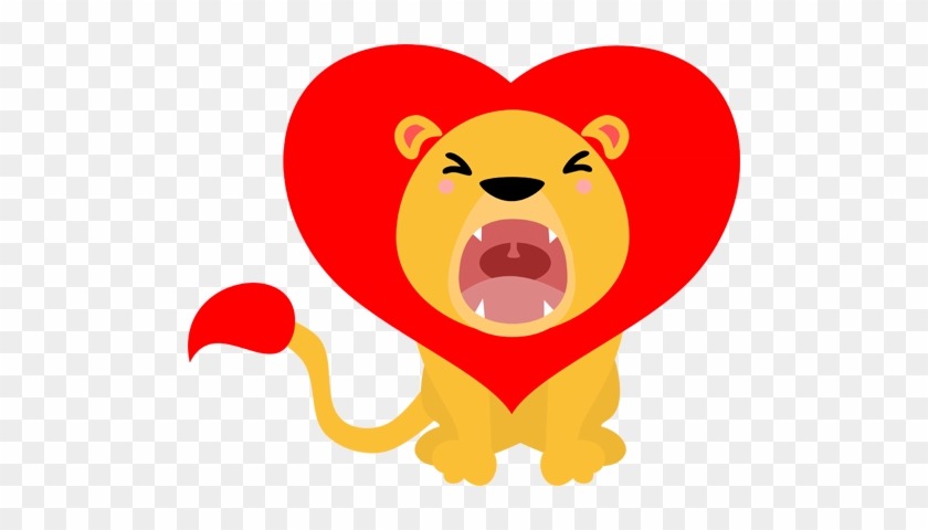Heart Mane Lion - Lion With Heart Mane #319501