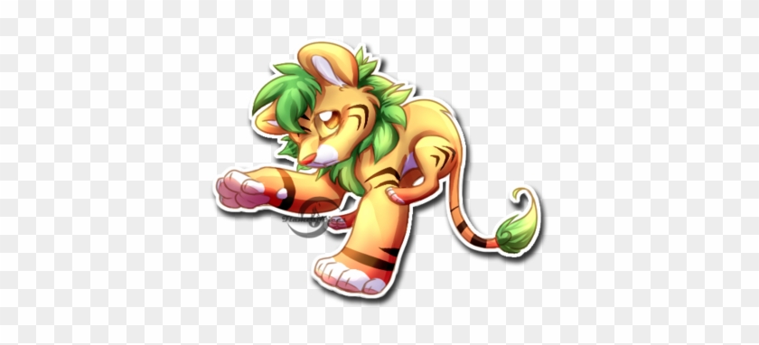 Cute Chibi Tiger Canvas Prints By Raionkeiji Redbubble - Cartoon #319511