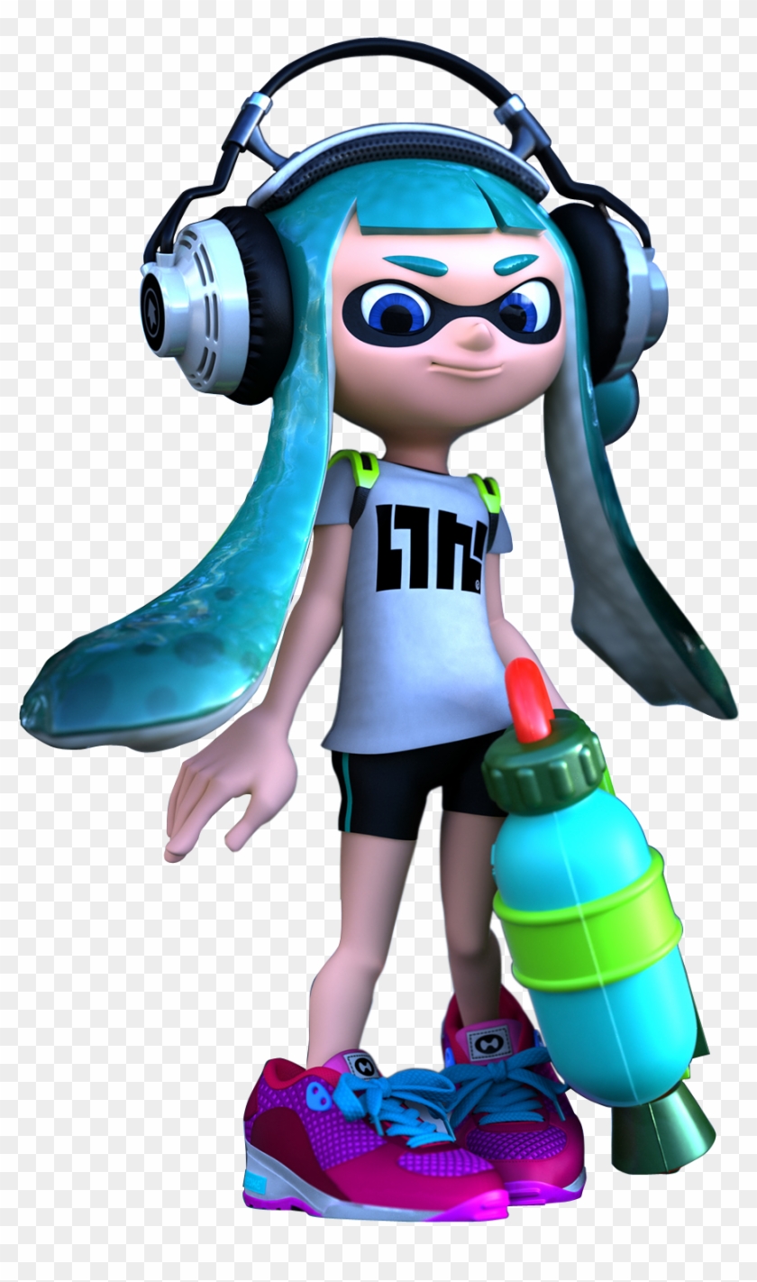 Inkling Girl - Splatoon Inkling Girl Blue #319538