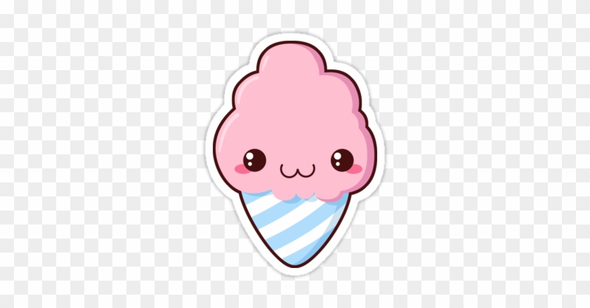 Cotton Candy P Sticker - Cartoon Cotton Candy Png #319555