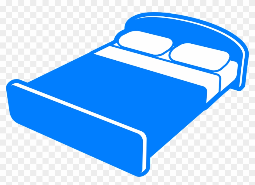 Bed - Clipart - Blue Bed Clipart #319628