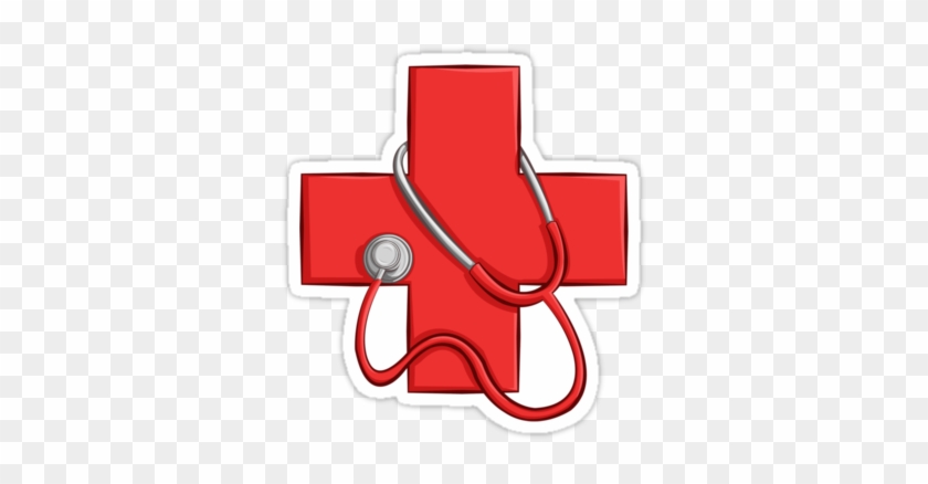 Medic Symbol Medic Sticker By Anmgoug On Redbubble - Medicine #319649