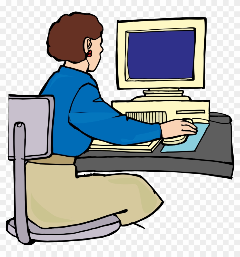 Personal Computer Cartoon Clip Art - Drawing #319699