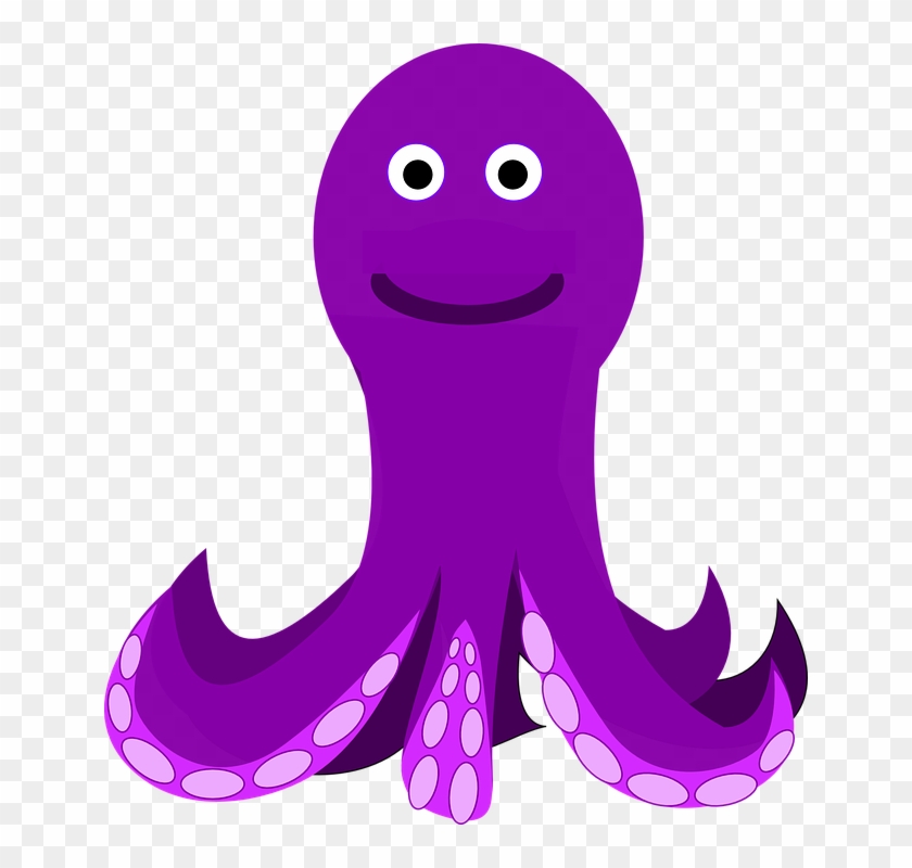 Couch Cliparts 11, - Purple Octopus Clipart #319716