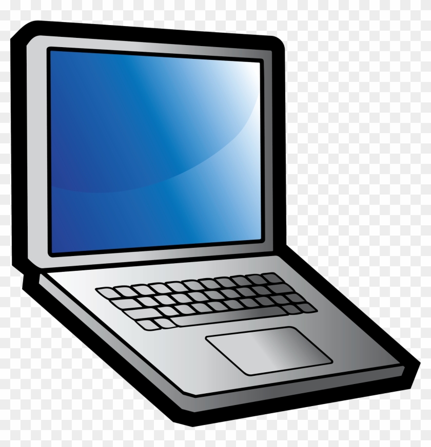 New Images 2018 Laptop Clipart Transparent Backgrounds - Cartoon Computer No Background #319770