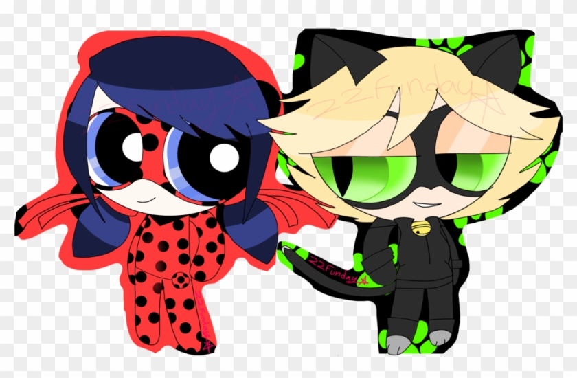Ladybug And Cat Noir By 22funday - Miraculous: Tales Of Ladybug & Cat Noir #319795