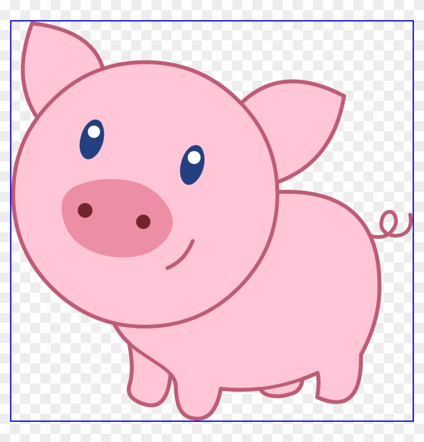 Here At Cockfields Farm We Have Many Friendly Animals - Pink Pig Clip Art #319937