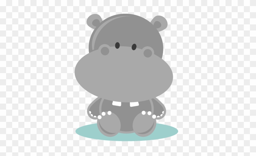 Baby Animal Clipart Baby Hippo - Cute Hippo Clipart #319950
