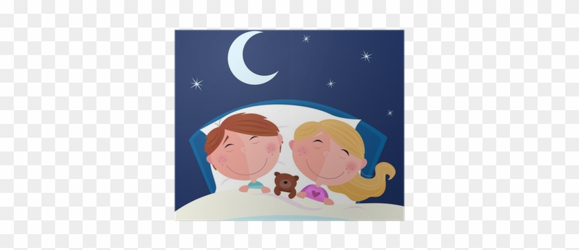 Niño Y Niña Durmiendo Y Soñando En La Cama • Pixers® - Amelie Und Amos Sollen Schlafen: Geschichten Für Die #319969