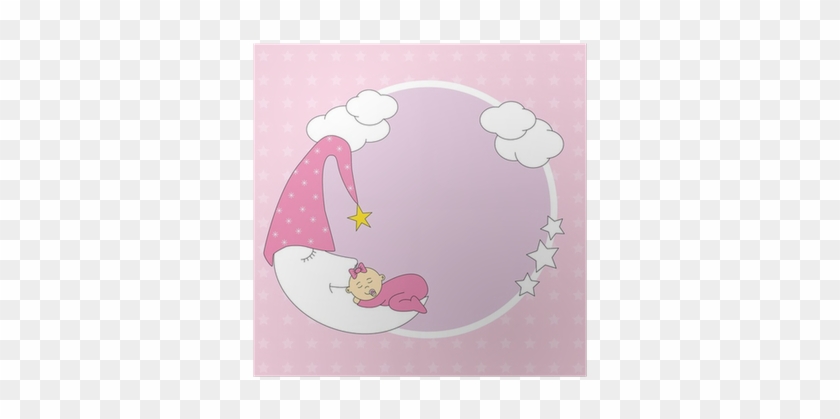 Póster Marco Niña Durmiendo Encima De La Luna • Pixers® - اسم سيلا #320008