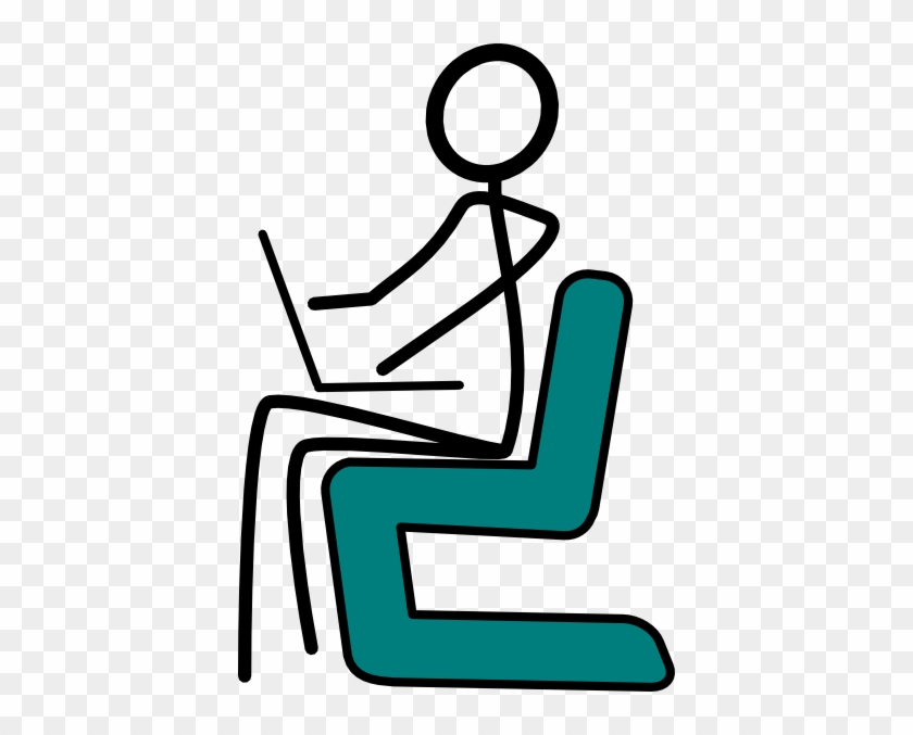 Stickman Sitting On A Chair #320018