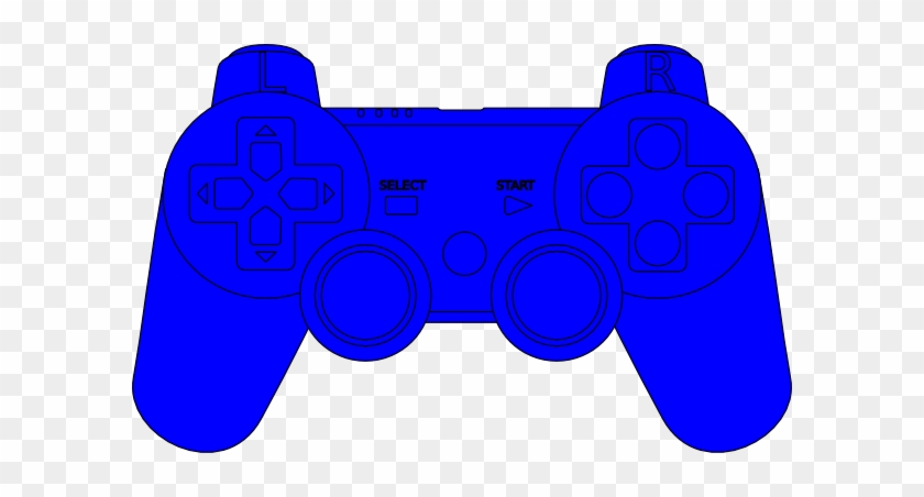 Ps3 Controller Blue Clip Art - Ps3 Controller #320077