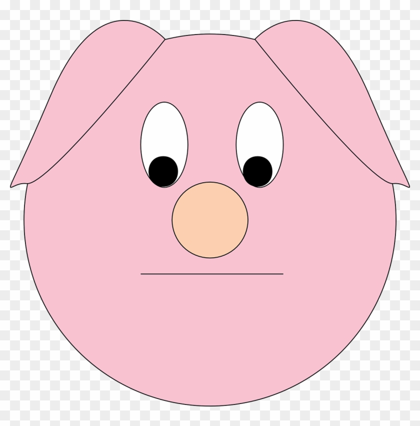Cartoon, Farm, Pig, Sad, Animal, Piggy, Pigs, Head - Kartun Kepala Babi #320084