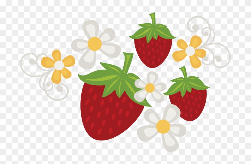 Strawberry Clipart Strawberry Flower - Scalable Vector Graphics #320138