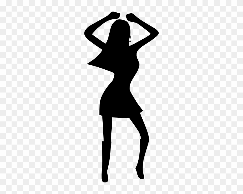Dancing Clipart Dancing Lady Clip Art At Clker Vector - Disco Dancer Silhouette Template #320201