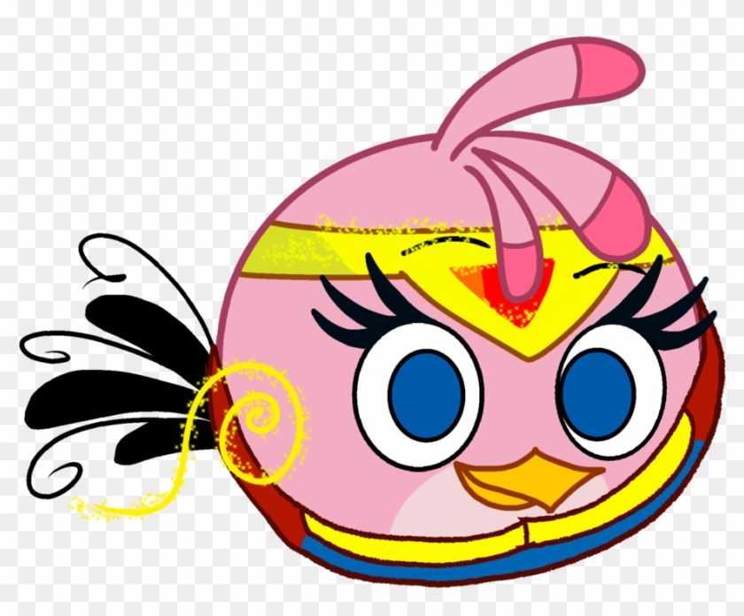 Angry Birds Stella As Wonder Woman By Fanvideogames - Angry Birds Stella #320274