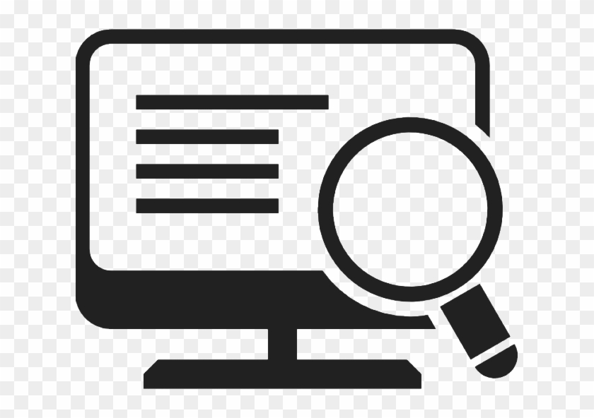 License Discovery - Computer Magnifying Glass Icon #320315