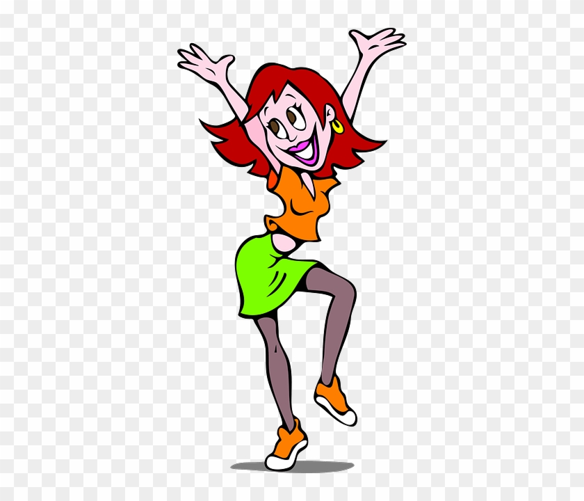 Red-haired Girl Dancing Vector Image - Wedding Cakes Etc. By Eideann Simpson 9781517750572 #320335
