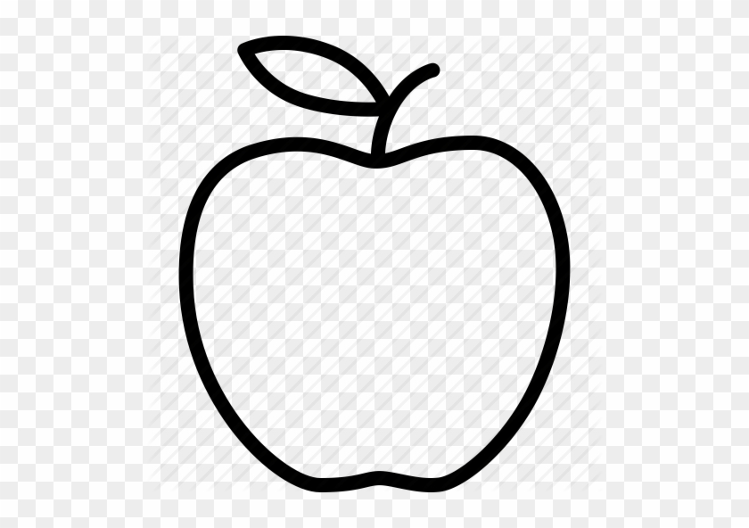 Apple, Big, Education, Food, Fruit, New York, Outline - Apple Outline Transparent Background #320403