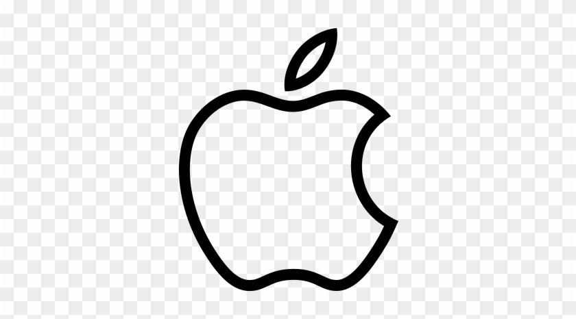 Social Apple Outline Icon - Apple Logo Outline Png #320419