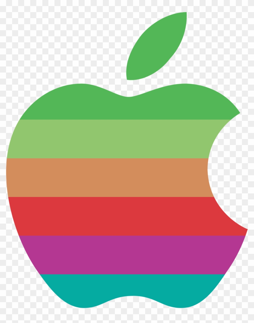 Wonderful Apple Logo Clip Art Medium Size - Old Apple Logo Transparent #320498