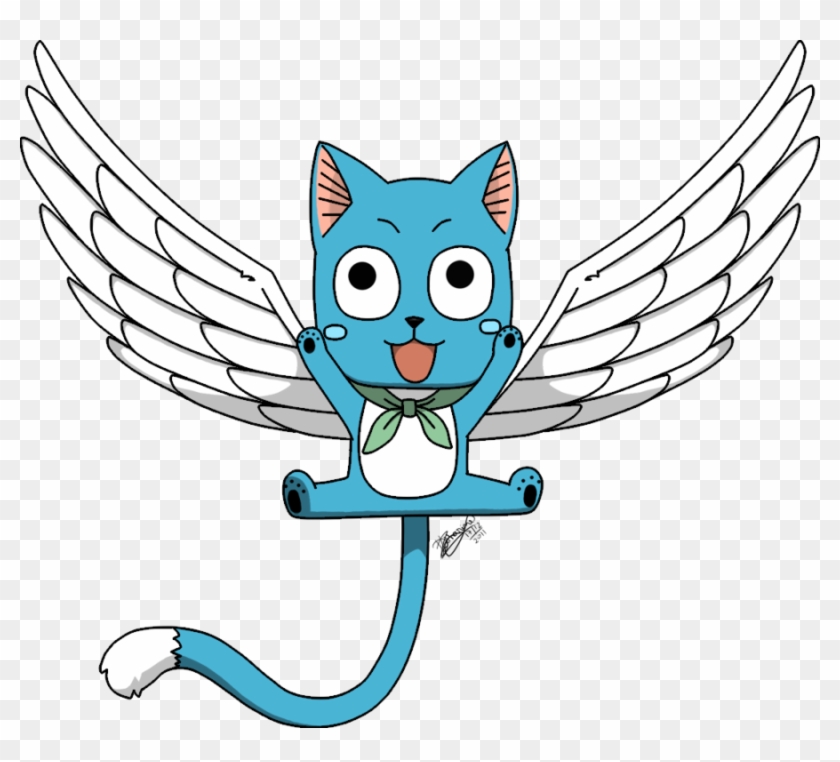 Natsu Dragneel Fairy Tail Happy Drawing - Natsu Dragneel Fairy Tail Happy Drawing #320657