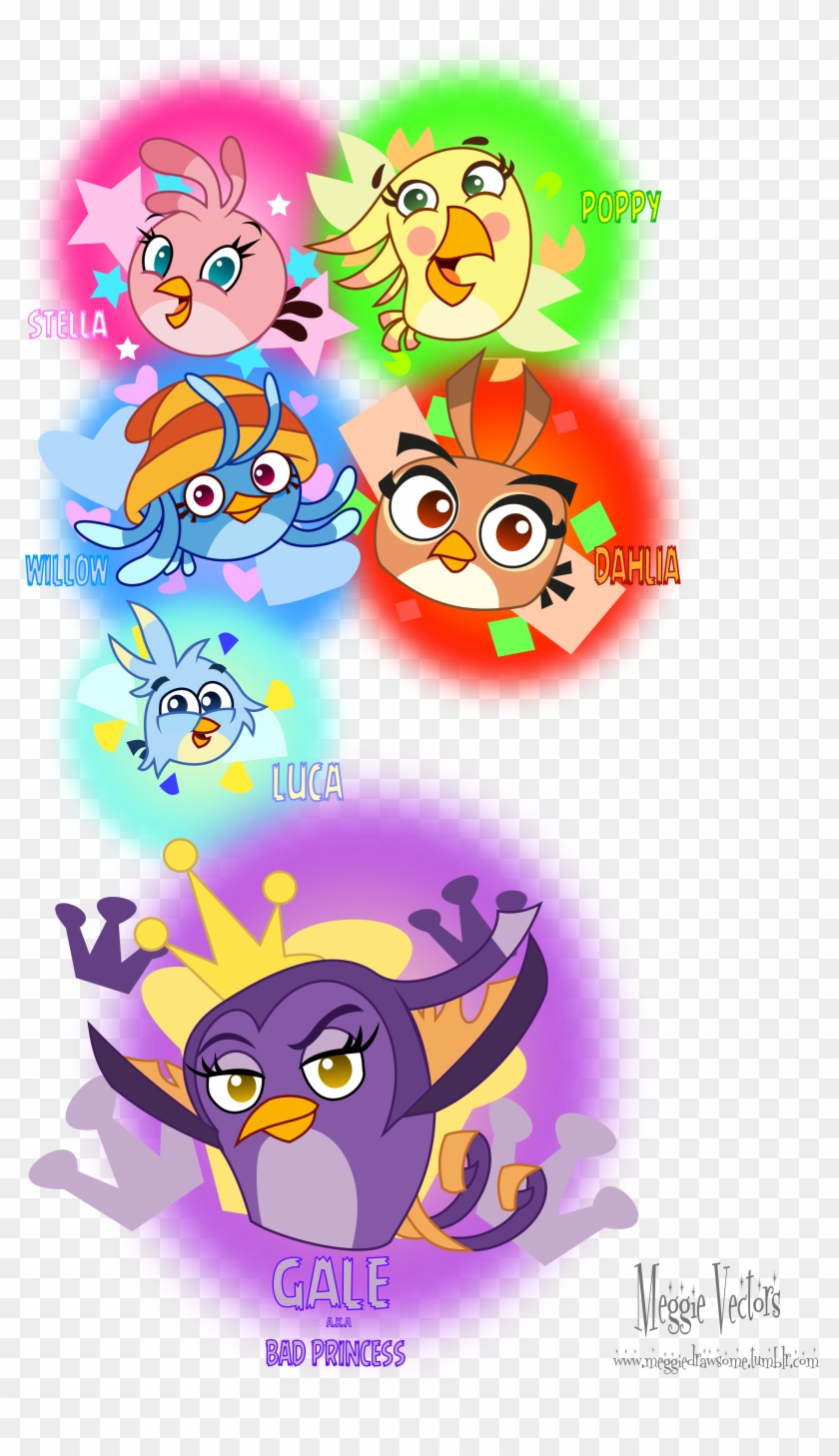 Angry Birds Stella By Meganlovesangrybirds Angry Birds - Angry Birds Stella And Angry Birds #320659