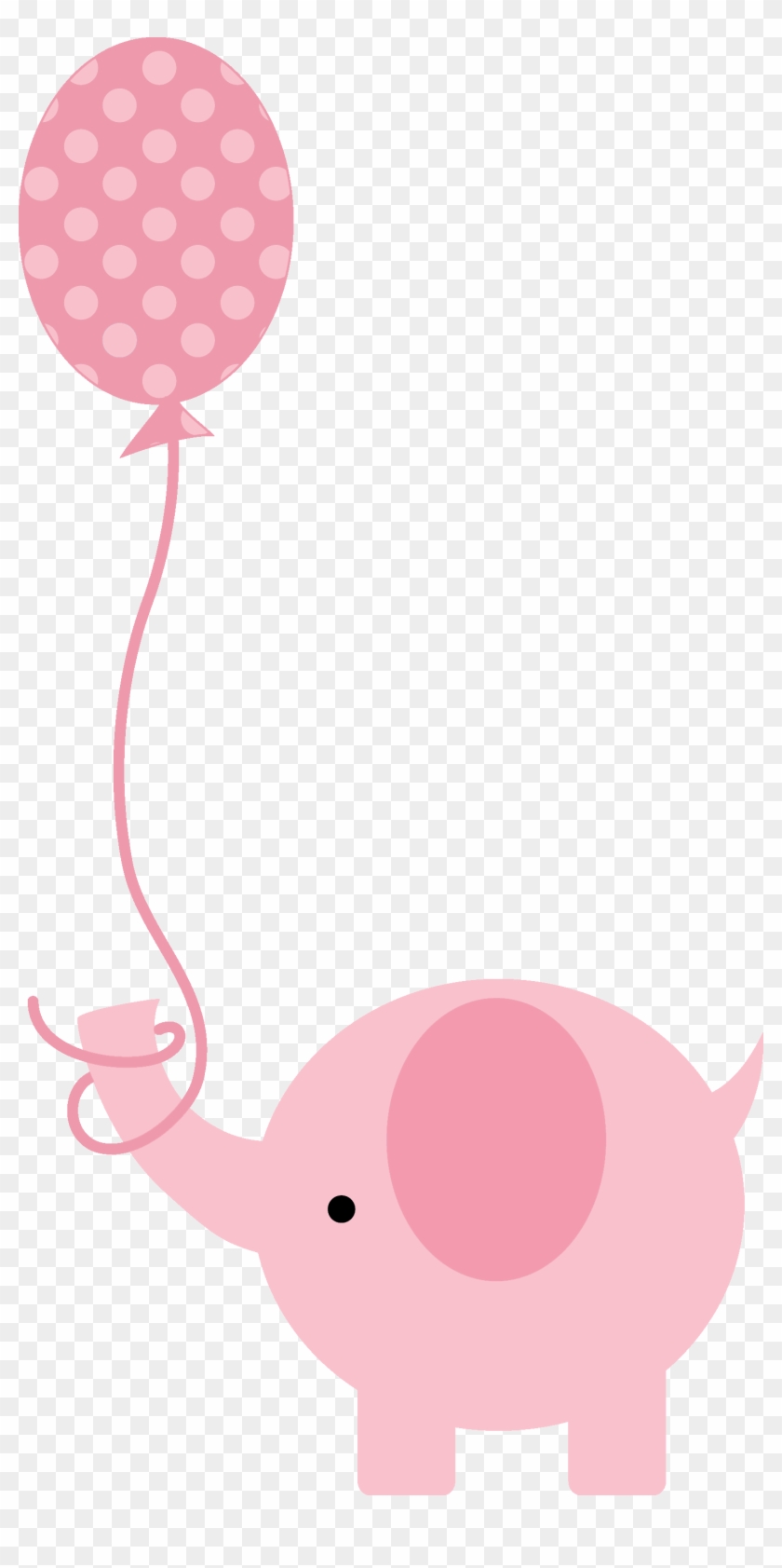 Girl Baby Shower Clip Art - Baby Shower Pink Elephant #320713