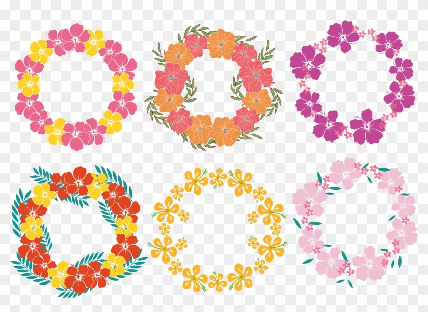 Hawaiian Lei Clip Art - Hawaiian Lei Clip Art #320859