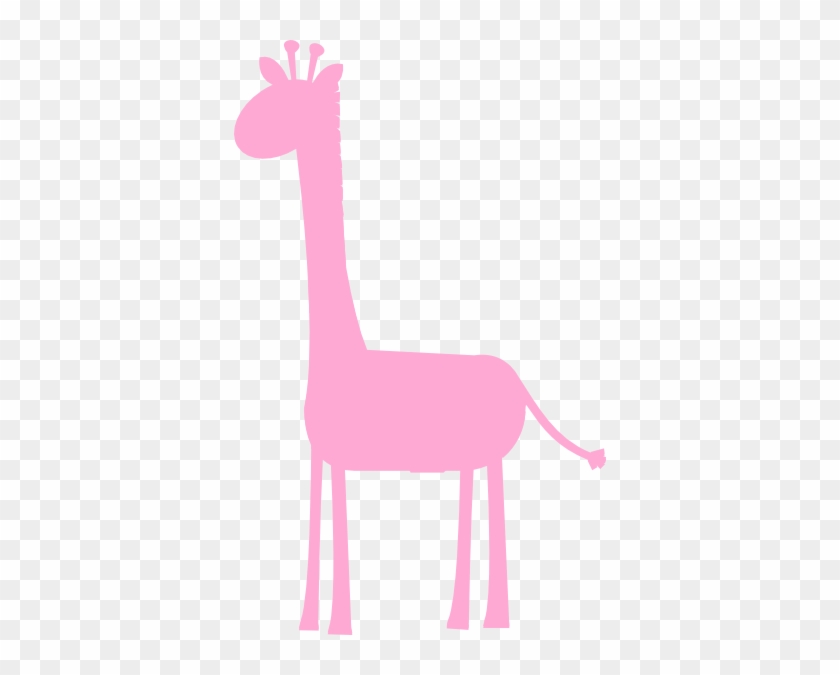 Giraffe Baby Shower Clip Art For Kids - Pink Giraffe Clip Art #320758