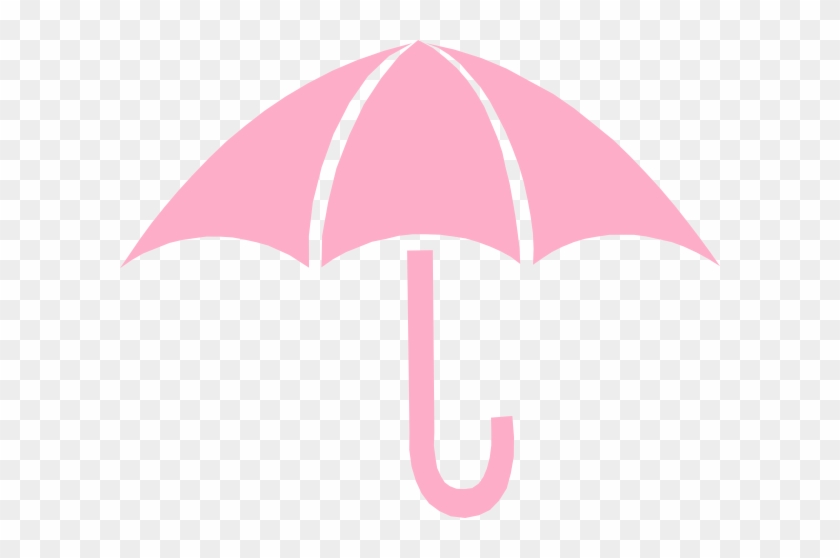 Baby Shower Umbrella Clip Art - Pink Baby Shower Umbrella #320769