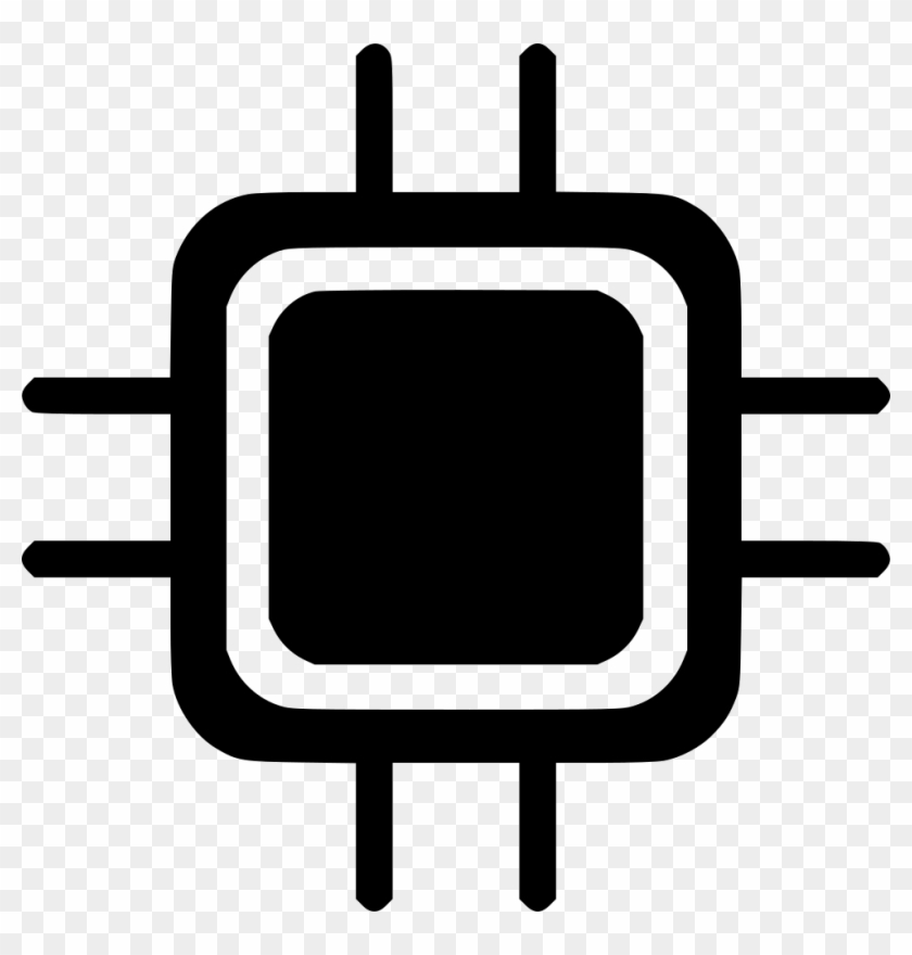 Electronics Component Device Detail Processor Core - Icono Cpu #320823