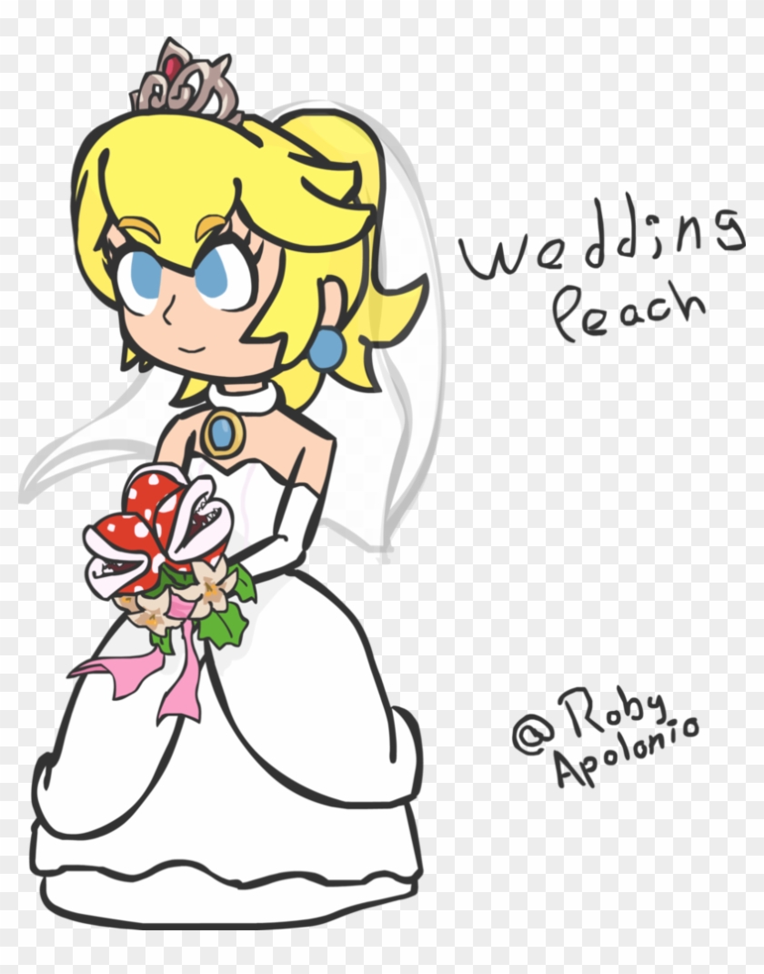 Mario Odyssey Wedding Peach By Robyapolonio - Wedding Peach #320875
