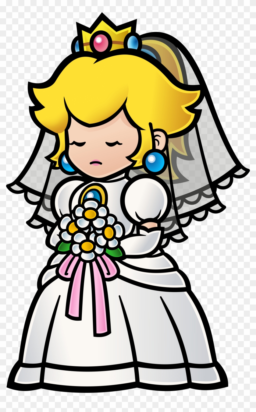 Fawfulthegreat64 Wedding Peach - Princess Peach For Paper Mario #320994