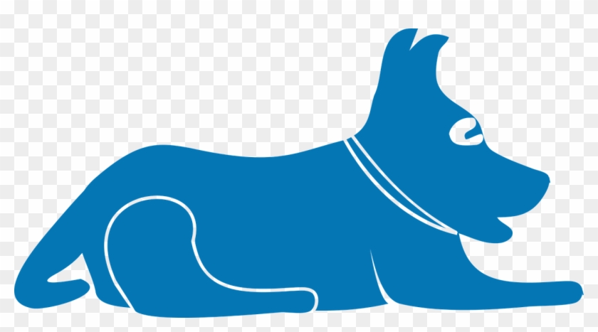 Animal Dog Pet Silhouette Transparent Image - Blue Dog Silhouette #321006