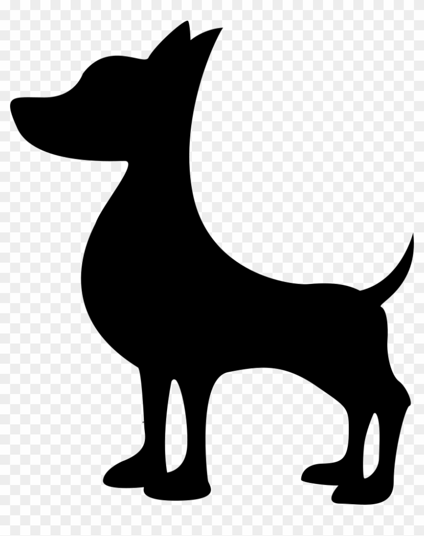 Black Dog Silhouette Comments - Free Dog Silhouette Shapes #321029