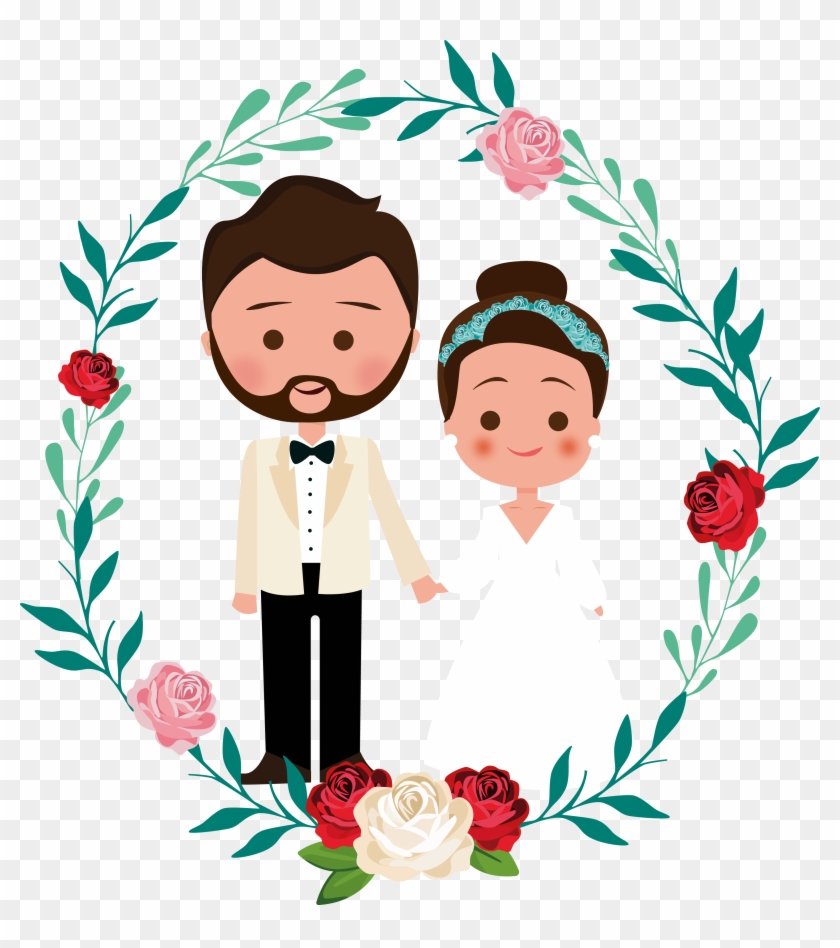 Wedding Floral Design Marriage Engagement - Wedding Vector Designs #321095