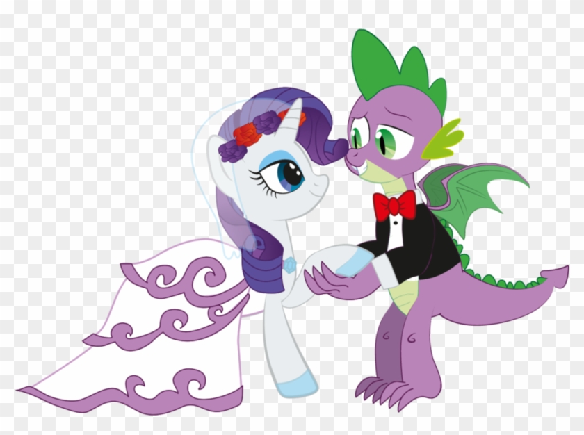 Spike And Rarity's Dream Wedding - My Little Pony Spike And Rarity #321107