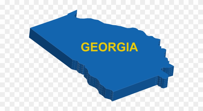 Georgia Clip Art - State Of Georgia 3d #321226