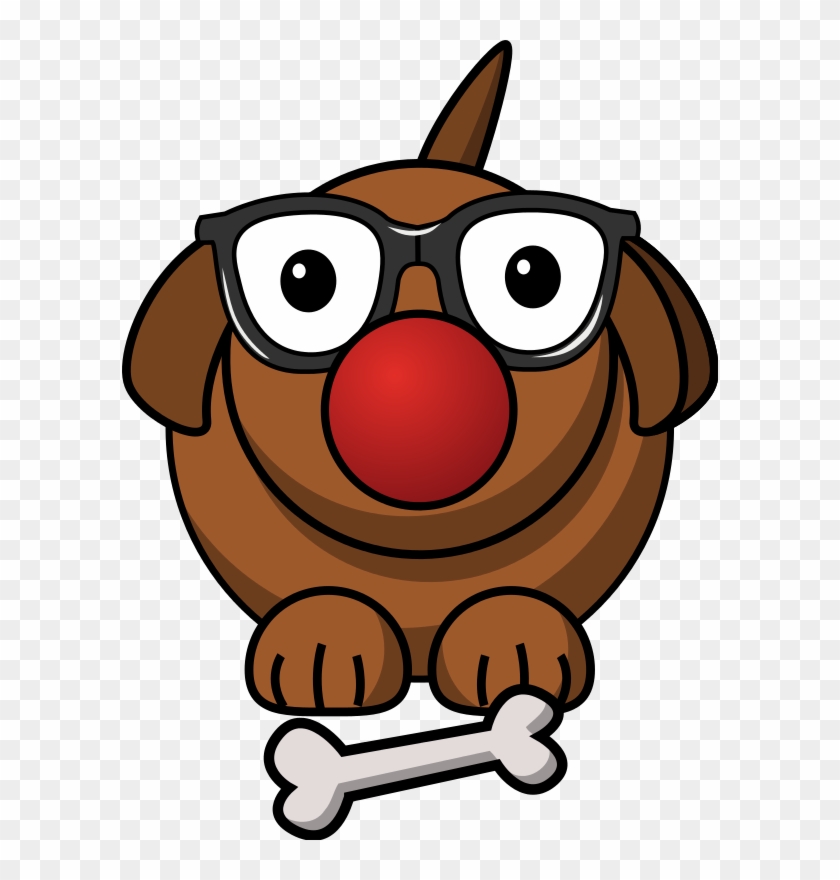 Free Clowny Dog - Cartoon Dog Png Gif #321231