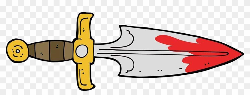 Knife Dagger Cartoon Clip Art - Cartoon Dagger #321234